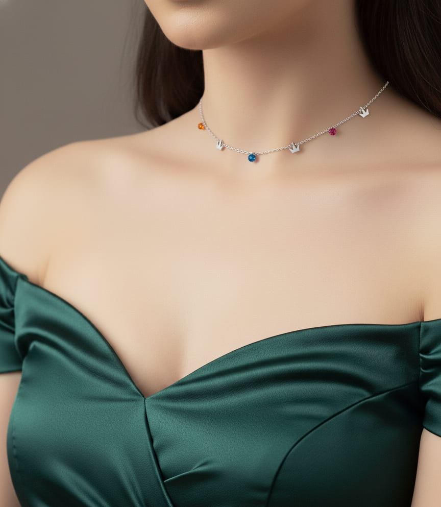 قلادة التيجان الملونة - الصورة 2