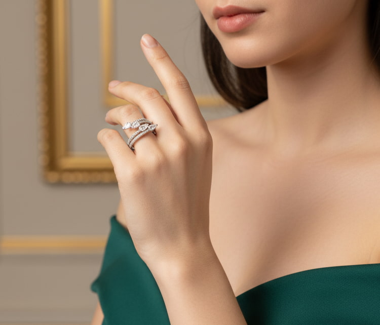 خاتم الأوراق المتلألئة - الصورة 2